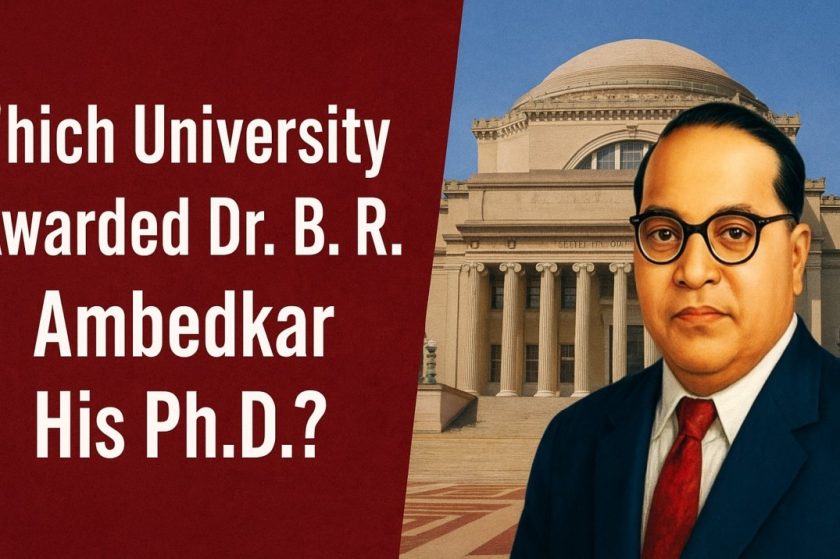 Ambedkar his Ph.D
